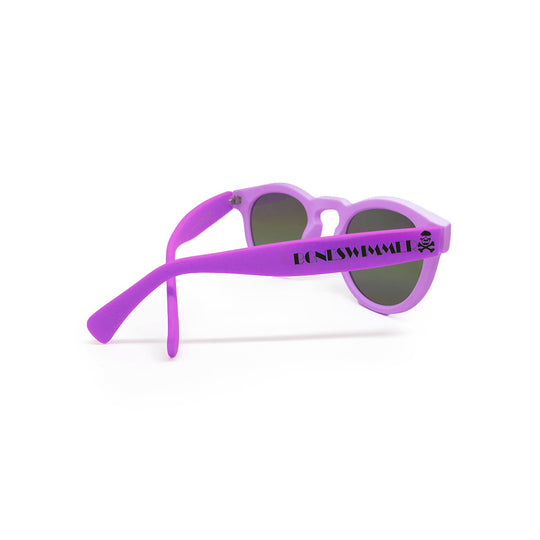 ROUND SUNGLASSES - SATIN ICE