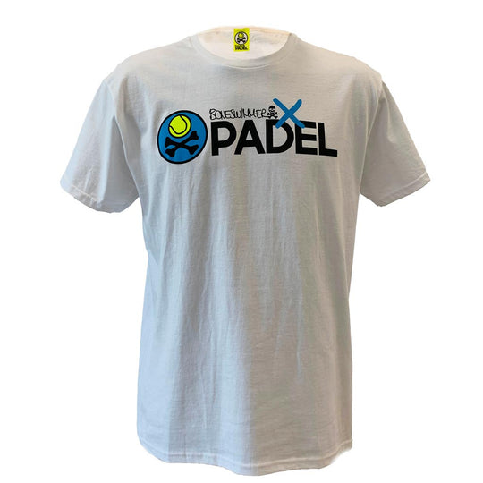 UNISEX BLUE PADEL COTTON TSHIRT // LastChance