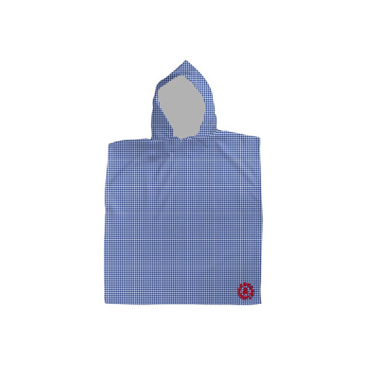 PONCHO 2/4 ANNI  - 001PK VICHY BLU // LastChance