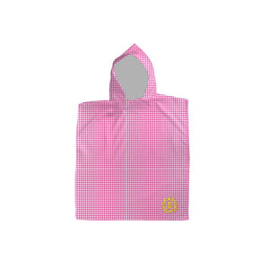 PONCHO 2/4 ANNI  - 002PKF VICHY PINK // LastChance