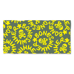 LARGE MICROFIBER TOWEL - 299T MILITARY LOGO + YELLOW 