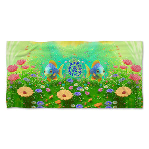 LARGE MICROFIBER TOWEL - 316TF GARDEN
