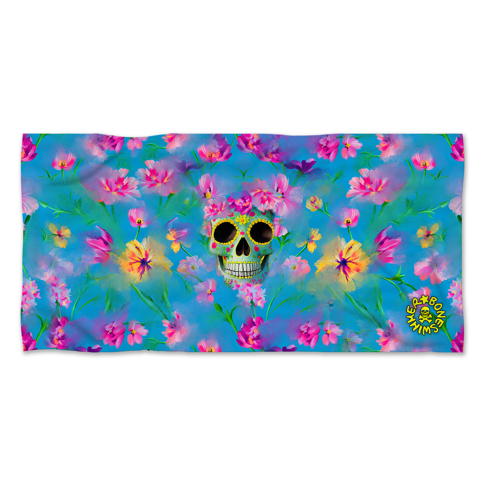 LARGE MICROFIBER TOWEL - 317TF SKULL