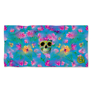 LARGE MICROFIBER TOWEL - 317TF SKULL