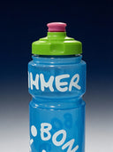 Borraccia Sport 750 ml — Boneswimmer Trasparente Azzurra Logo Bianco