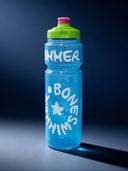 Borraccia Sport 750 ml — Boneswimmer Trasparente Azzurra Logo Bianco