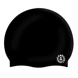 CUFFIA NERA Logo BIANCO piccolo