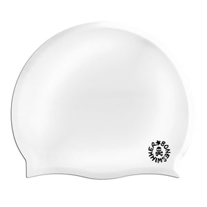CUFFIA BIANCA Logo NERO piccolo