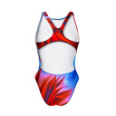 Costume Boneswimmer intero da donna per l'allenamento in piscina, modello PINUP KING; vista posteriore