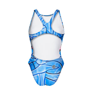 Costume intero modello PINUP SKULLCOW vista posteriore