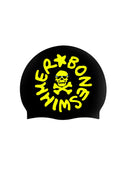 CUFFIA NERO Logo GIALLO grande