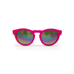 OCCHIALI DA SOLE TONDI - FUXIA FLUO + VERDE FLUO