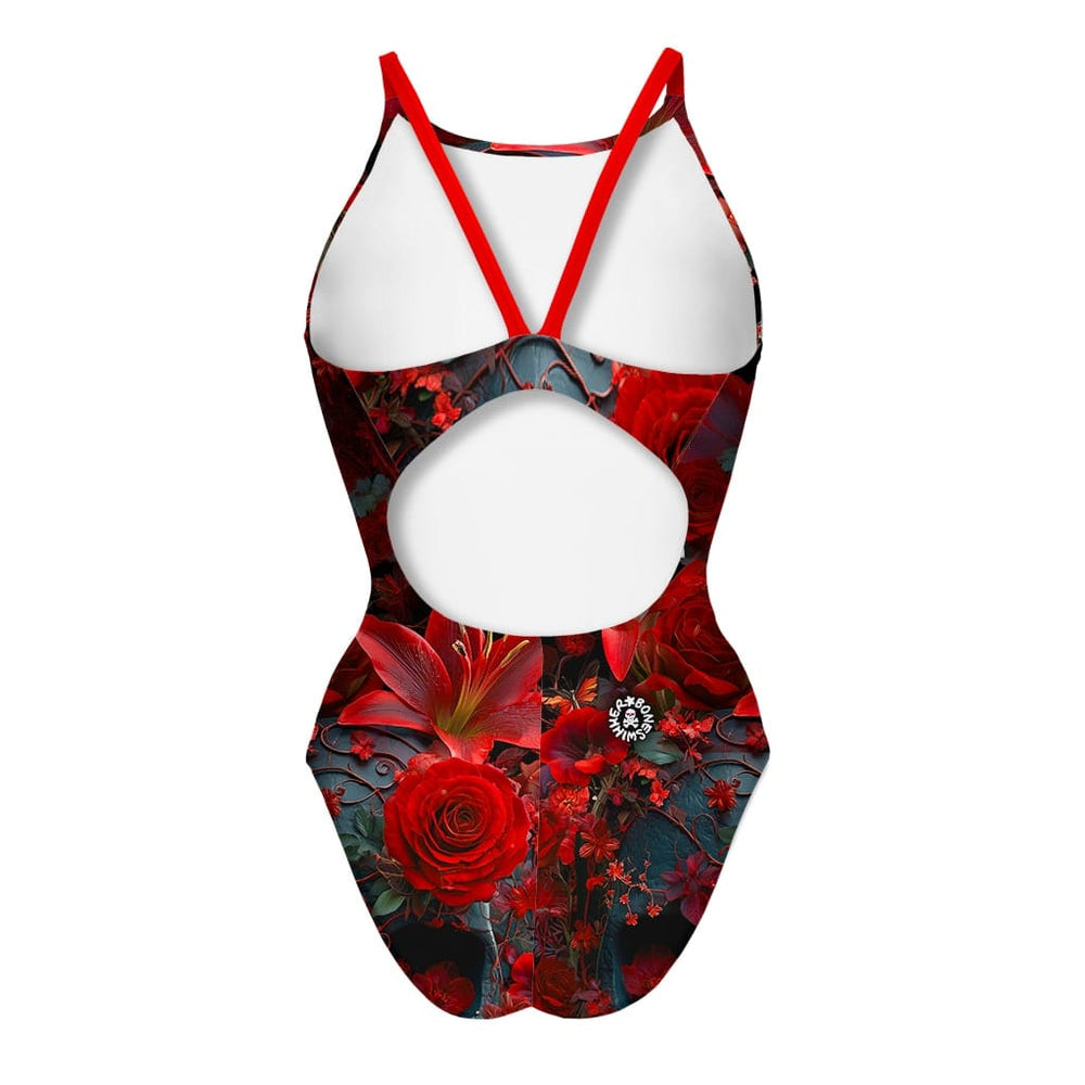 COSTUME INTERO DONNA - IBIZA - 220I TESCHIO CREMISI - Costume da allenamento