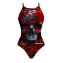 COSTUME INTERO DONNA - IBIZA - 220I TESCHIO CREMISI - Costume da allenamento