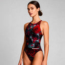 COSTUME INTERO DONNA - PINUP - 520P TESCHIO CREMISI - Costume da allenamento