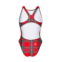 WOMEN'S ONE PIECE SWIMSUIT - PINUP - 527P TARTAN - Training swimsuit