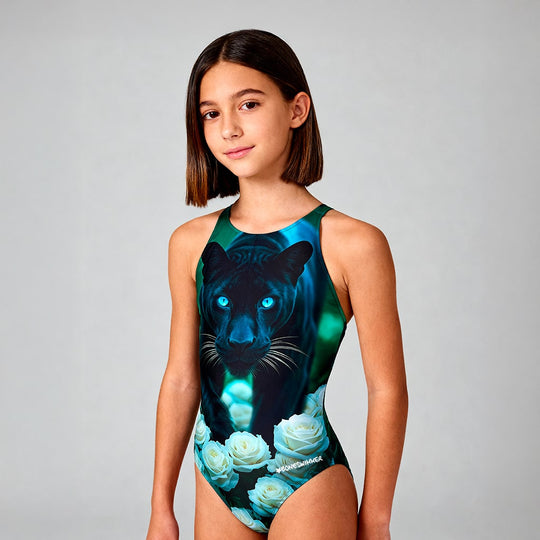 COSTUME INTERO BAMBINA - PINUP - 524P PANTERA - Costume da allenamento