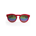 LUNETTES DE SOLEIL RONDES - ROUGES + ROSE