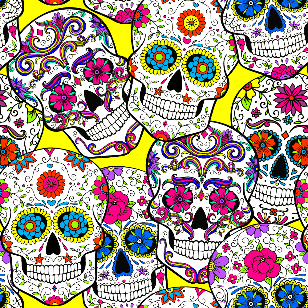 TEXAS MEXICAN SKULLS - L011TXF