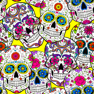 TEXAS MEXICAN SKULLS - L011TXF