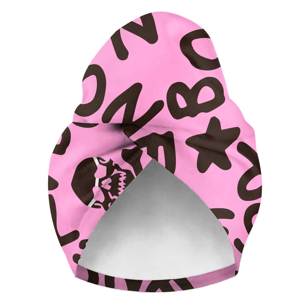 TURBANTE SAHARA - 36S ROSA LOGO CIOCCOLATO