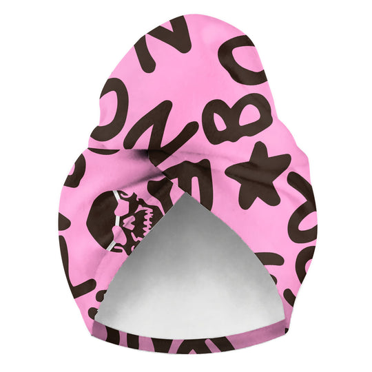 TURBANTE SAHARA - 36S ROSA LOGO CIOCCOLATO