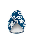 TURBANTE SAHARA - 39S NAVY LOGO BIANCO