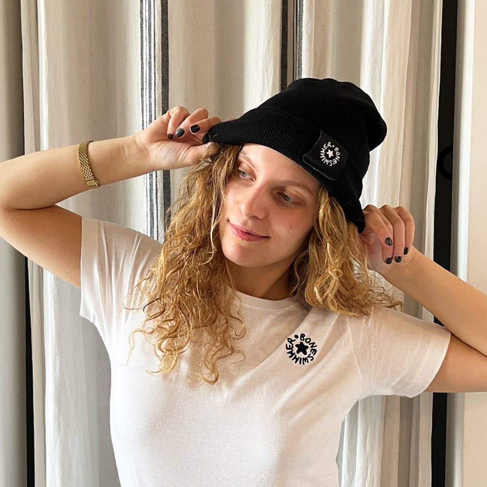 BERRETTO IN MAGLIA - NERO