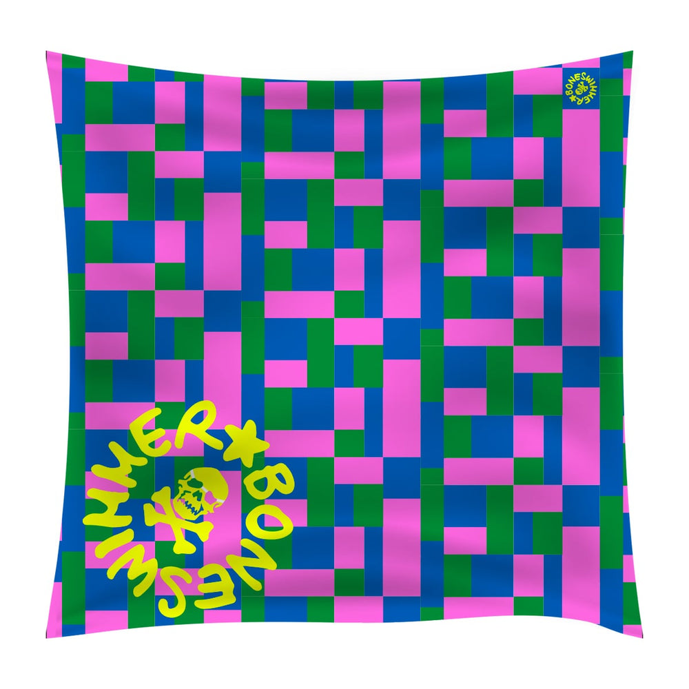 SCARF L CHECK COLORS - A004FU