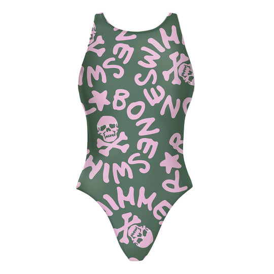 PINUP BAMBINA - 388P LOGO MILITARY + ROSA CHIARO