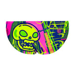 La vista posteriore del costume da nuoto Boneswimmer H2OTTO ENJOY con uno teschio fluo su fondo di elementi urbani