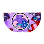 La vista posteriore del costume da nuoto Boneswimmer H2OTTO FLY con grafica dedicata al nuoto a farfalla simboleggiata dal delfino agguerrito in stile college americano