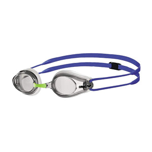 Gli occhialini da nuoto unisex Arena Tracks White Clear Blue