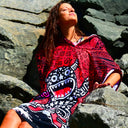 MICROFIBER PONCHO - 45PO TRIBAL