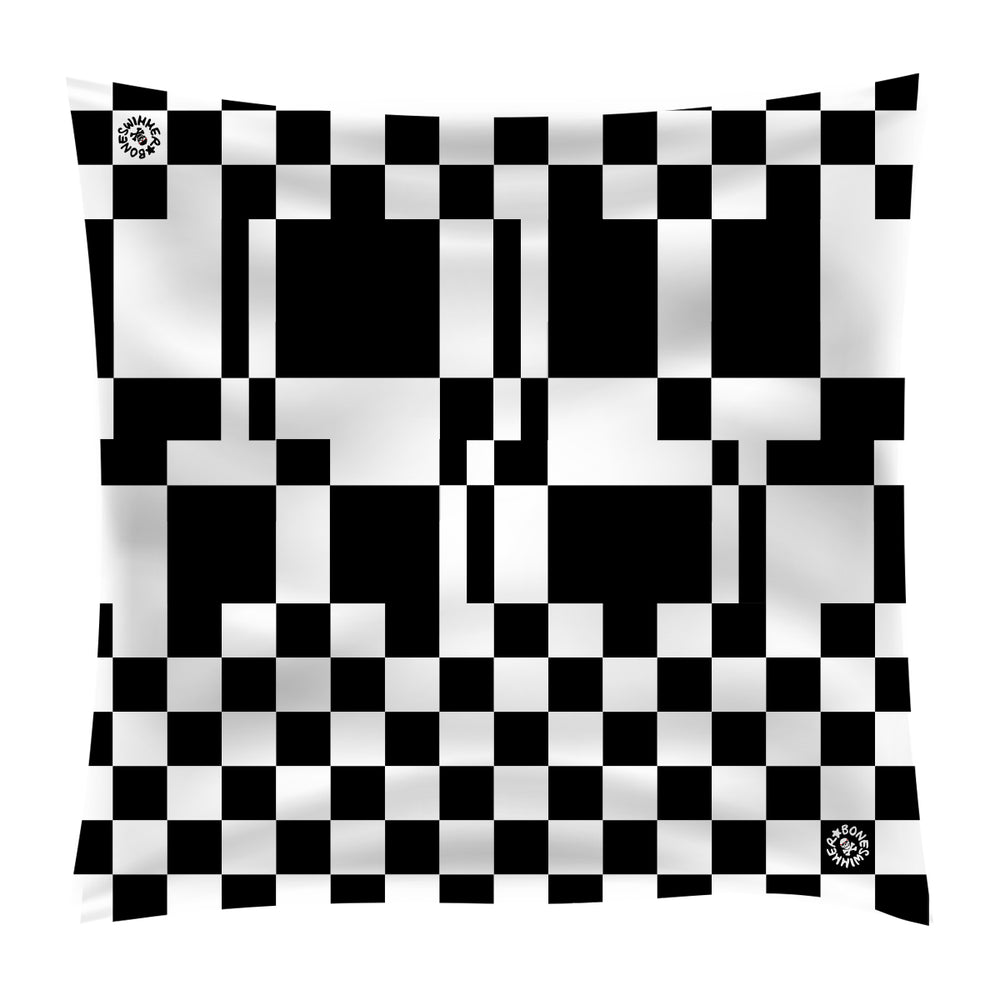 SCARF L CHECK - A007FU