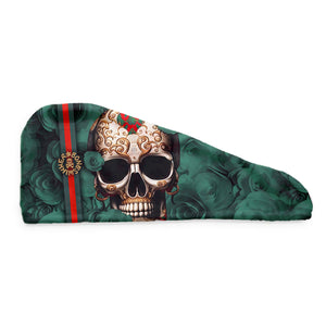 Turbante asciugacapelli Sahara in microfibra, modello 021S SKUCCI, vista laterale