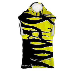 MICROFIBER PONCHO - 2POF YELLOW OCTOPUS // LastChance