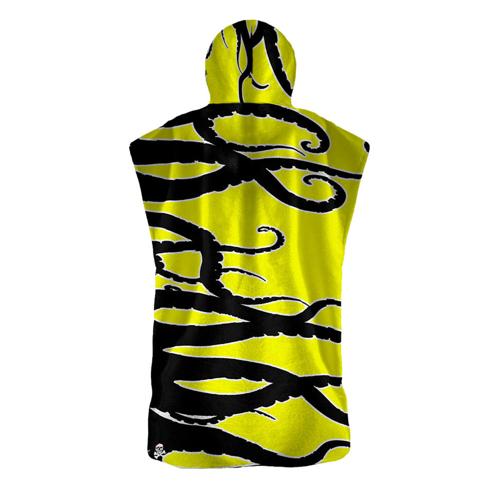 MICROFIBER PONCHO - 2POF OCTOPUS YELLOW