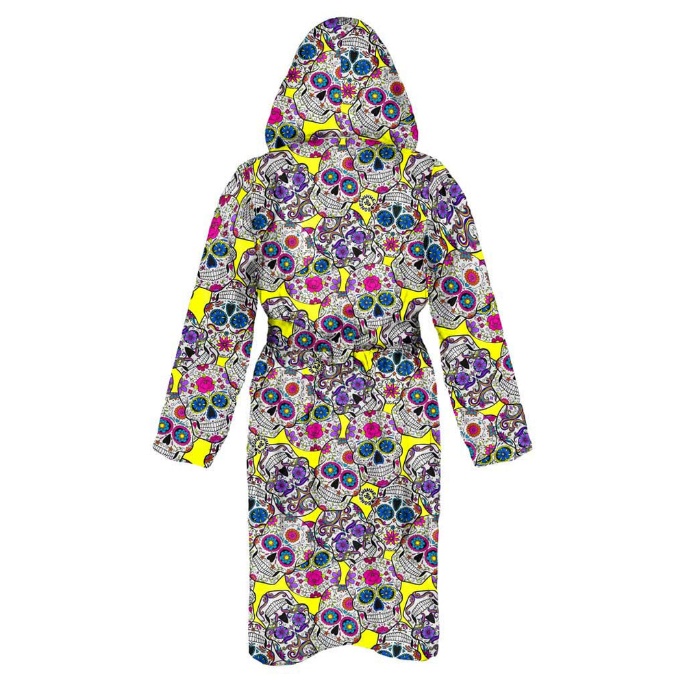BATHROBE - 5ACF Mexican Skulls // LastChance