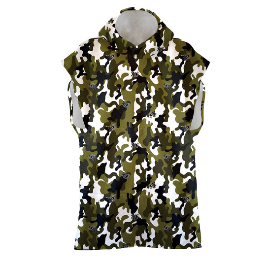 PONCHO MICROFIBRA - 5PO MILITARE // LastChance