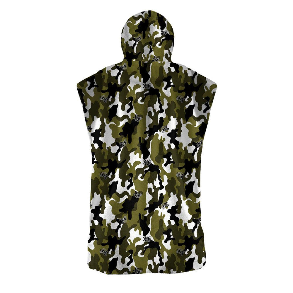 MICROFIBER PONCHO - 5PO MILITARY // LastChance
