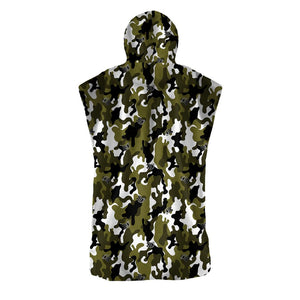 MICROFIBER PONCHO - 5PO MILITARY // LastChance