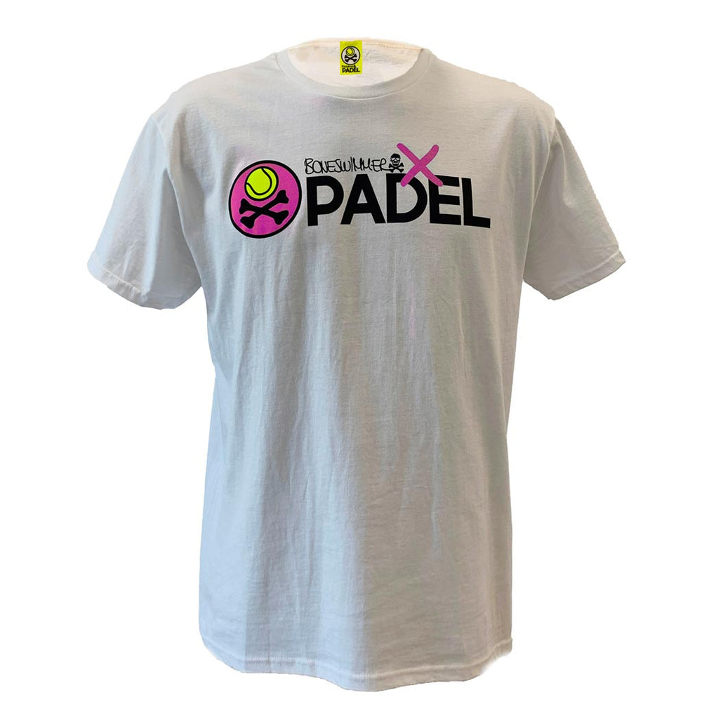 UNISEX FUCHSIA PADEL COTTON TSHIRT // LastChance