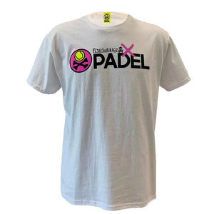 UNISEX FUCHSIA PADEL COTTON TSHIRT // LastChance