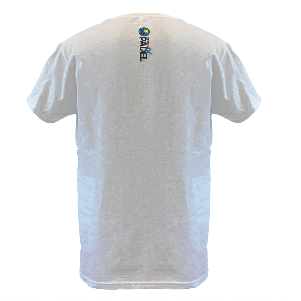 UNISEX BLUE PADEL COTTON TSHIRT // LastChance