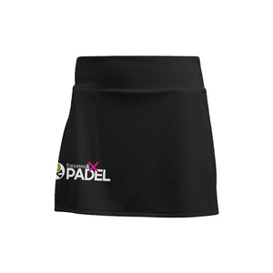 WOMEN'S TECHNICAL SKIRT BLACK LOGO // LastChance