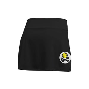 WOMEN'S TECHNICAL SKIRT BLACK LOGO // LastChance