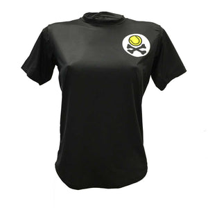 WOMEN'S TECHNICAL TSHIRT BLACK LOGO // LastChance 
