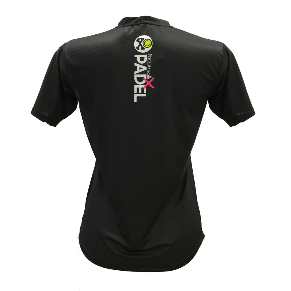 WOMEN'S TECHNICAL TSHIRT BLACK LOGO // LastChance 